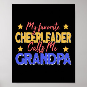 Poster Ma pom-pom girl préférée m'appelle Grandpa Cheerle