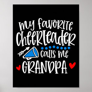 Poster Ma pom-pom girl préférée m'appelle Grandpa Funny C