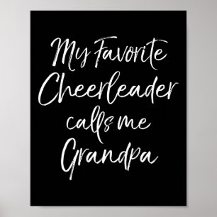 Poster Ma pom-pom girl préférée m'appelle groupe de papy