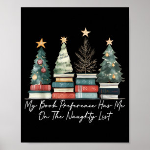 Poster Ma préférence de livre me met sur la liste vilain