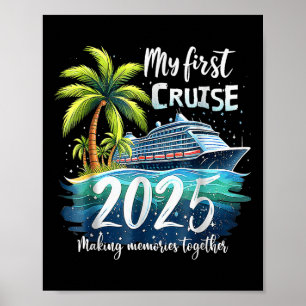 Poster Ma première croisière 2025 drôle Première croisièr