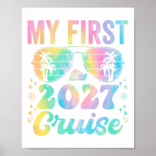 Poster Ma première croisière 2027 Vacances Famille assort