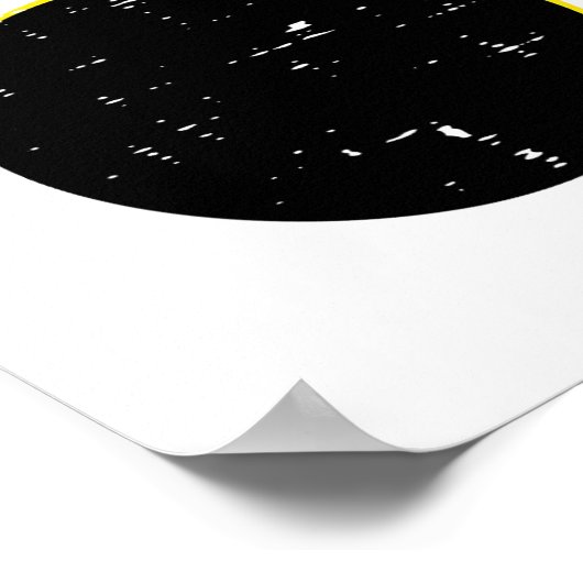 Poster Ma première éclipse solaire Totalité 2024 Avril 8  (Coin)