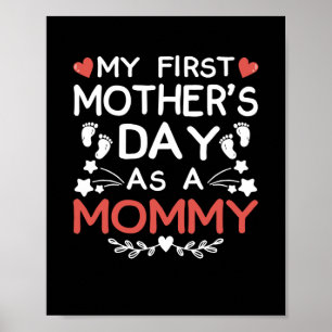 Poster Ma première fête des mères en tant que maman