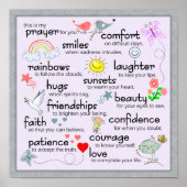 Poster Ma Prière Pour Vous (Devant)