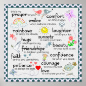 Poster Ma Prière Pour Vous (Devant)