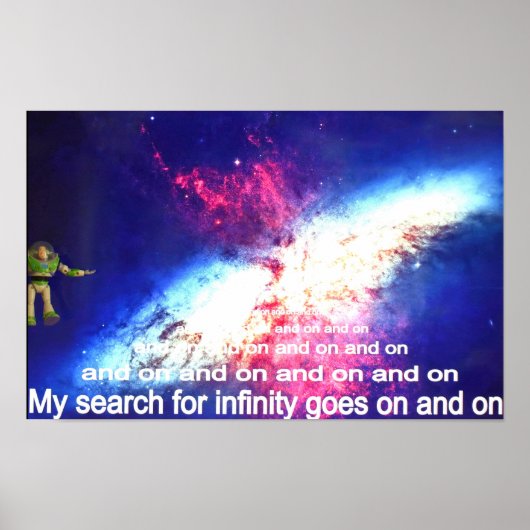 Poster Ma recherche de l'infini continue encore et encore (Devant)