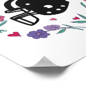 Poster Ma Saint Valentin est une carte postale Invitation (Coin)