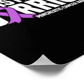 Poster Ma Soeur Est Un Guerrier Pancréatique Cancer Sensi (Coin)