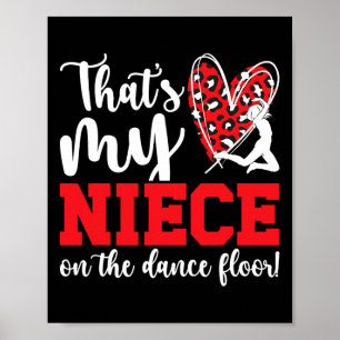 Poster Ma tante Danse De La Nièce Tante D'Une Danse Tante