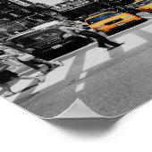 poster maal vierkant (gele cabine) (Hoek)