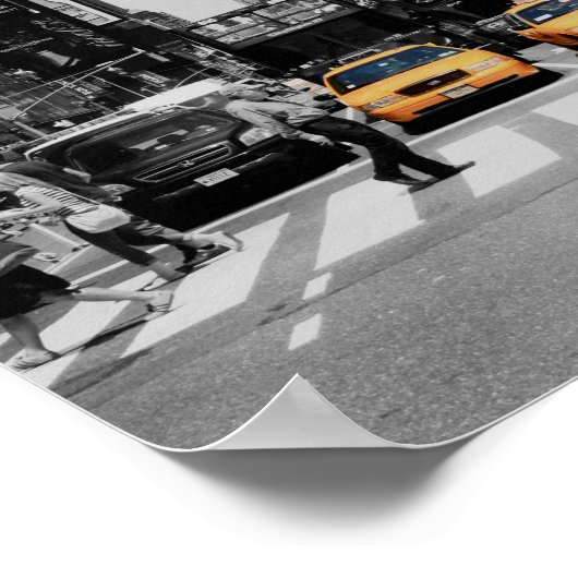 poster maal vierkant (gele cabine) (Hoek)