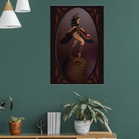 Poster MAAT égyptienne - Style Anime (Salon 1)