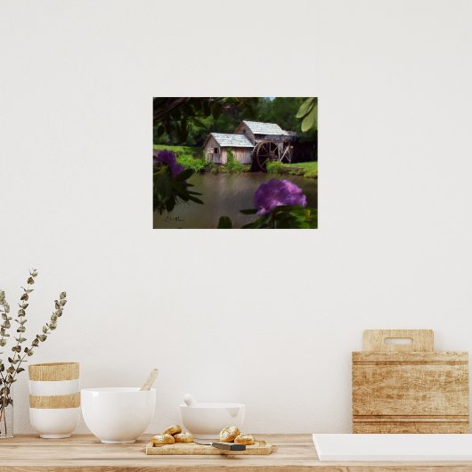 Poster Mabry Mill - Peinture (Cuisine)