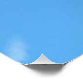 Poster Macao bleu et jaune (Coin)