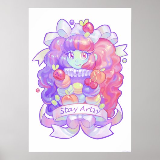 Poster Macaron (Devant)