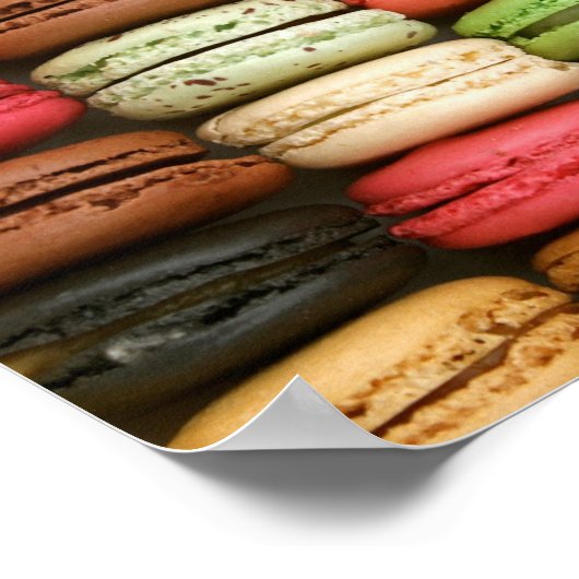 Poster Macarons (Coin)