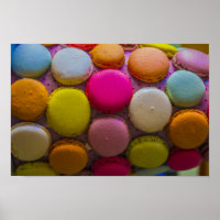 Macarons colorés Dessert Cuit Savoureux