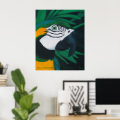 Poster Macaw (Bureau à domicile)