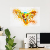 Poster Macaw (Bureau à domicile)