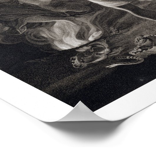 Poster Macbeth, les Trois Sorcières et Hécate dans l'Acte (Coin)