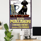 Poster Maccaroni 1910 (Bureau à domicile)