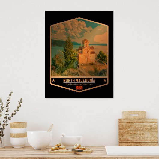 Poster Macédoine du Nord (Cuisine)