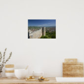 Poster MACÉDOINE, Ohrid. Voiture Samoil's Castle / (Cuisine)