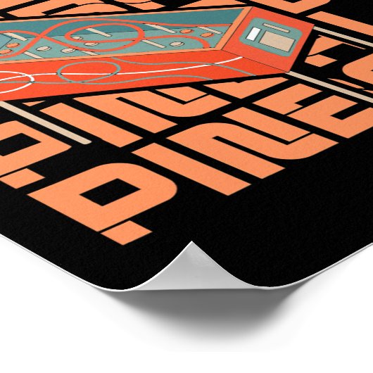Poster Machine à cool Retro Pinball (Coin)