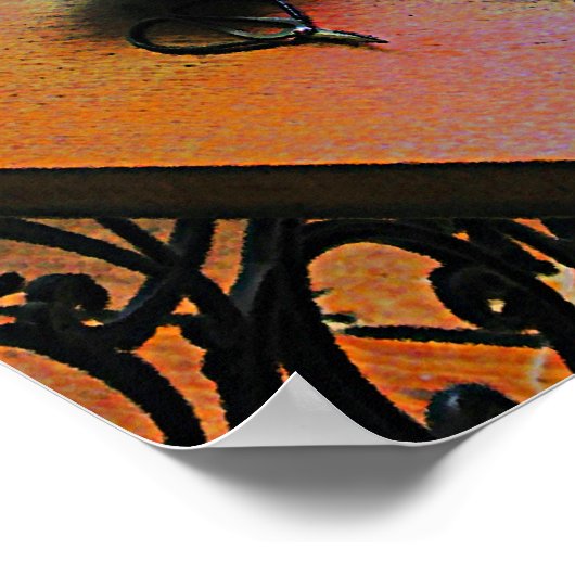 Poster Machine à coudre avec chiffon (Coin)