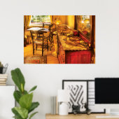 Poster Machine à coudre - La Salle d'couture (Bureau à domicile)