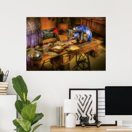 Poster Machine à coudre - Machine à coudre IV (Bureau à domicile)