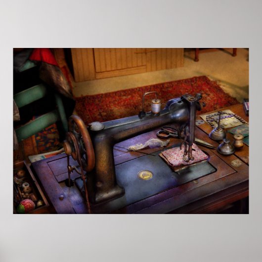 Poster Machine à coudre - Projet de couture (Devant)