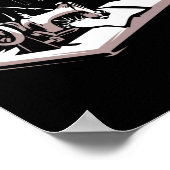 Poster Machine à coudre sur mesure Crochet (Coin)