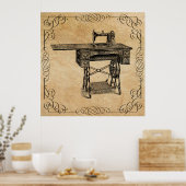 POSTER MACHINE À COUVRIR PAR COURRIER PAR SEARS 1907 (Cuisine)