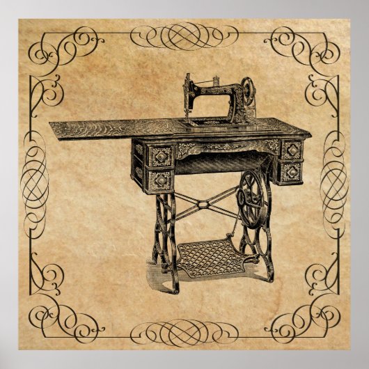 POSTER MACHINE À COUVRIR PAR COURRIER PAR SEARS 1907 (Devant)