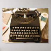 Poster machine à écrire (Devant)