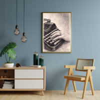 Machine à écrire vintage avec bague en diamant – R