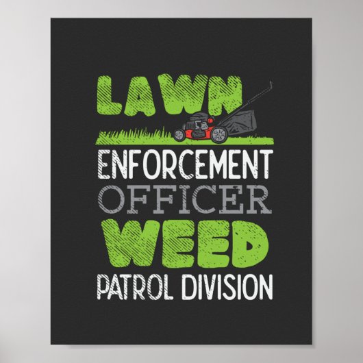 Poster Machine à gazon (Devant)