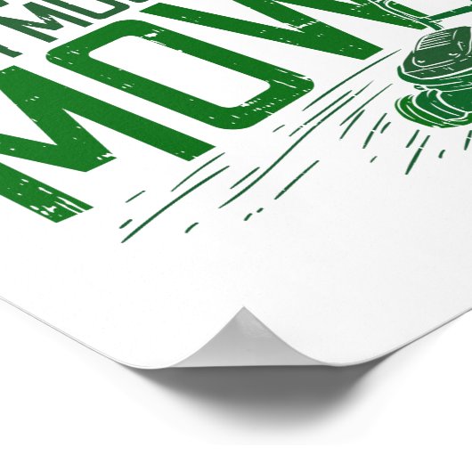 Poster Machine à gazon (Coin)