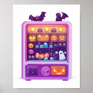 Poster Machine à griffe de bonbons
