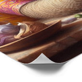 Poster Machine à laver une cuisine (Coin)