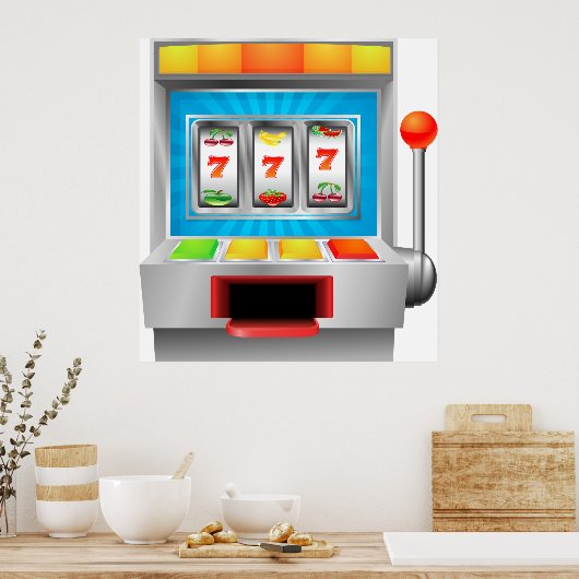 Poster Machine à sous (Cuisine)