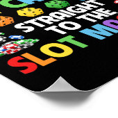 Poster Machine à sous Jeu Casino Gambler Vegbler (Coin)