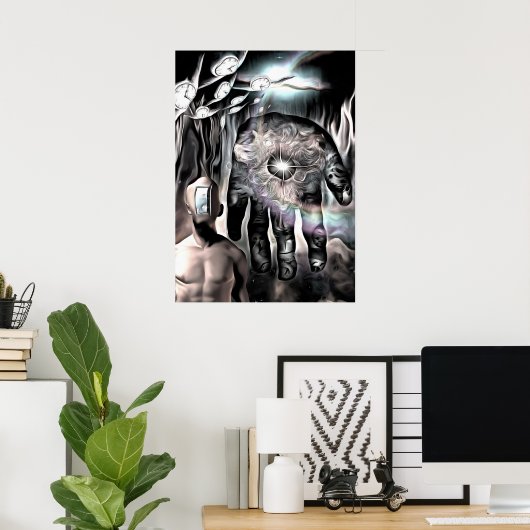 Poster Machine à temps (Bureau à domicile)