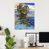 Poster Machine à temps (Bureau à domicile)