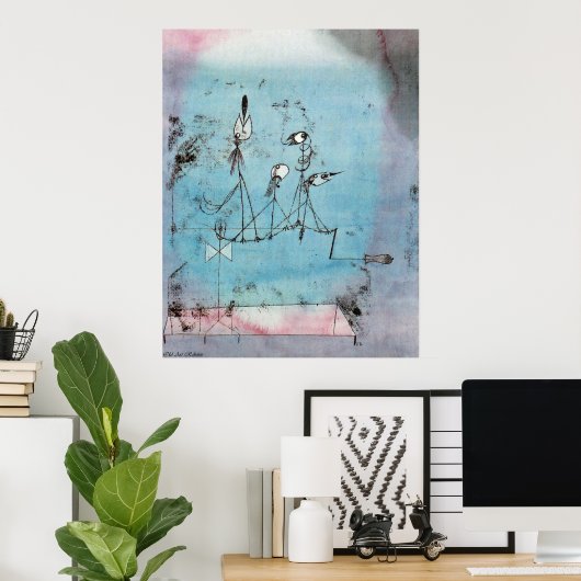 Poster Machine à Twitter Paul Klee (Bureau à domicile)