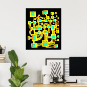 Poster Machine Alien - Couleur (Bureau à domicile)