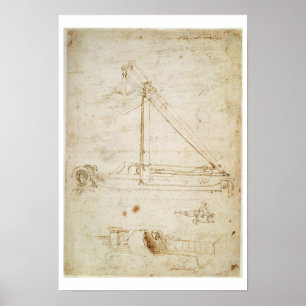 Poster Machine de guerre (crayon sur papier)