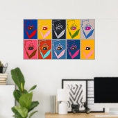 Poster Machine de lavage_POP (Bureau à domicile)